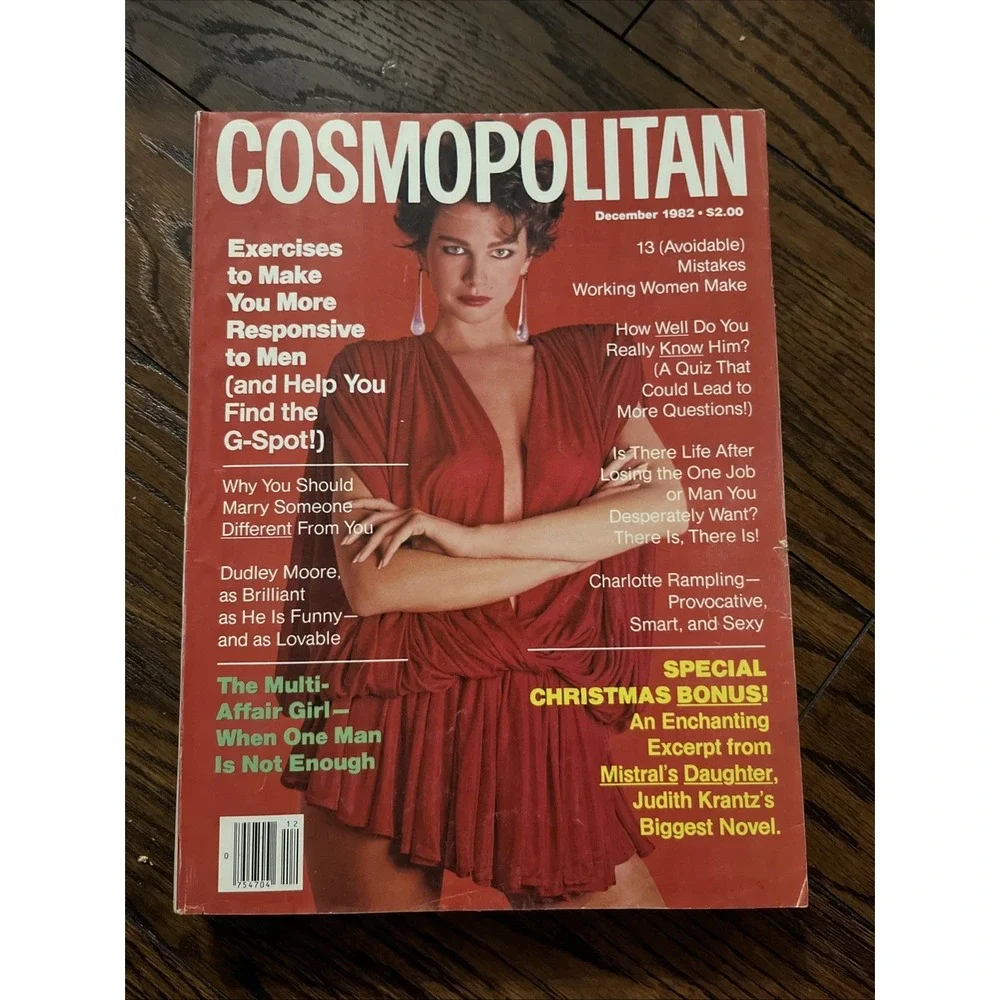Lot Of 3 Vintage Cosmopolitan Magazines From 1982 Good Cond April Sept Dec